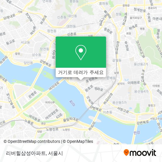리버힐삼성아파트 지도