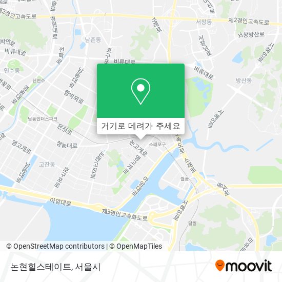 논현힐스테이트 지도