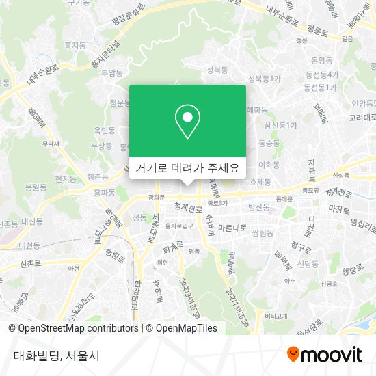 태화빌딩 지도
