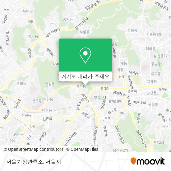 서울기상관측소 지도