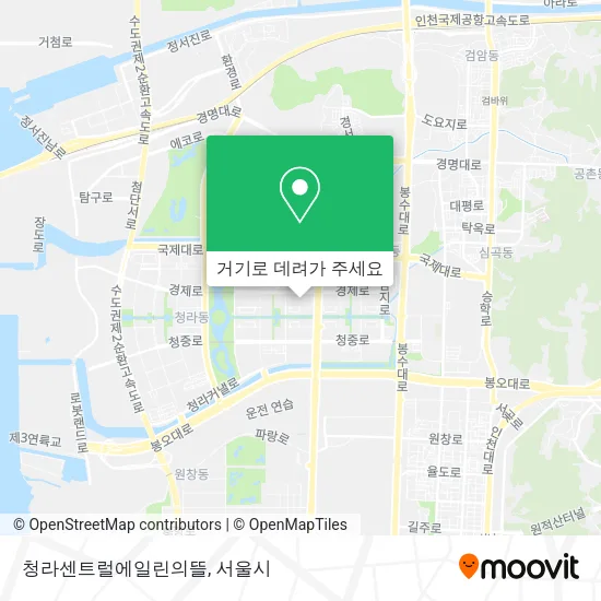 청라센트럴에일린의뜰 지도