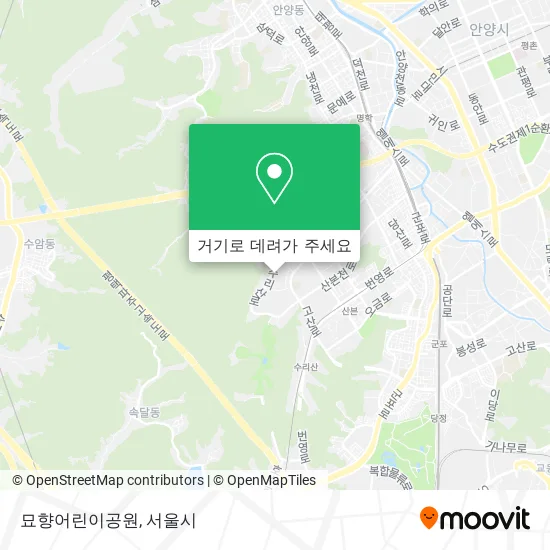 묘향어린이공원 지도