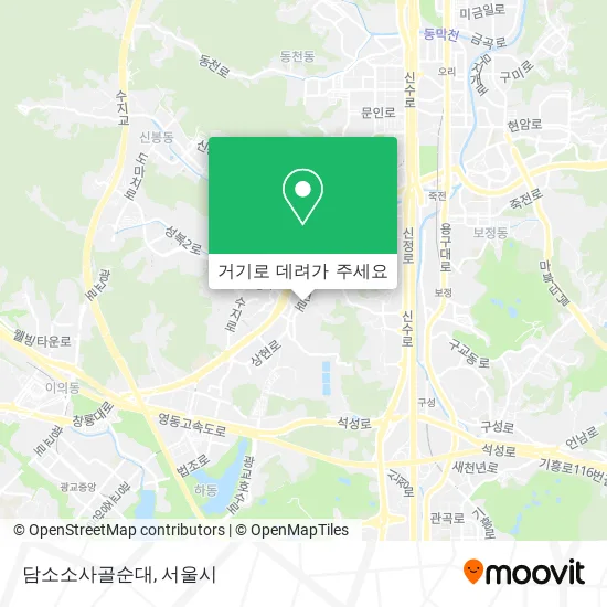 담소소사골순대 지도