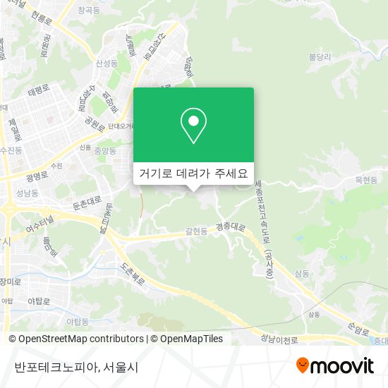 반포테크노피아 지도