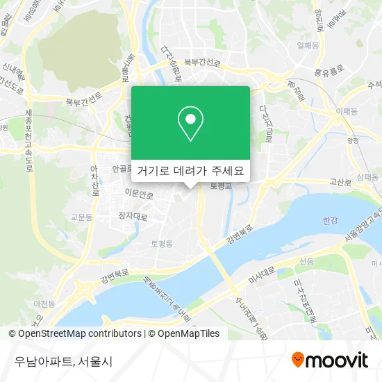 우남아파트 지도