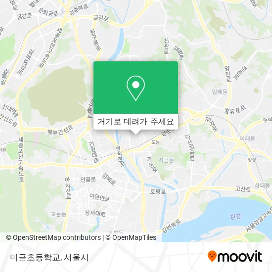 미금초등학교 지도