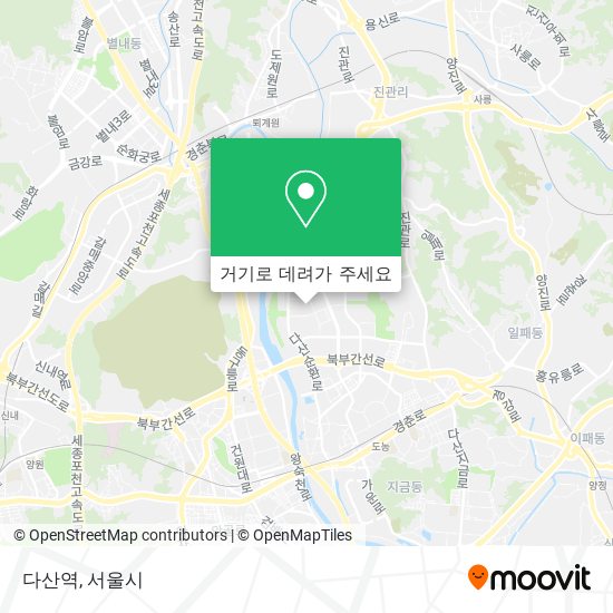 다산역 지도