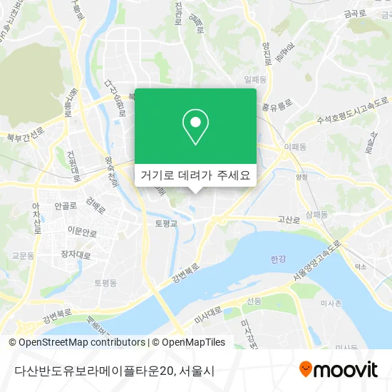 다산반도유보라메이플타운20 지도