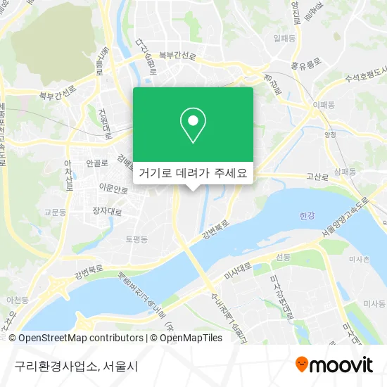 구리환경사업소 지도