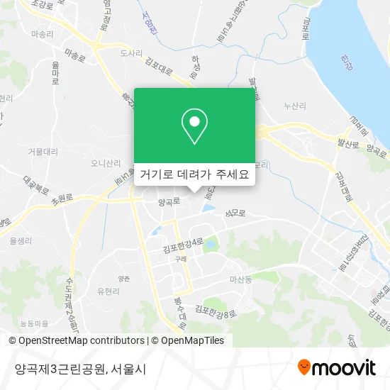 양곡제3근린공원 지도