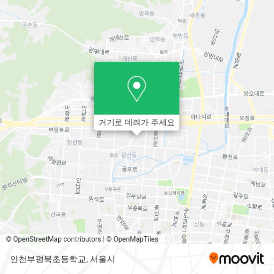 인천부평북초등학교 지도
