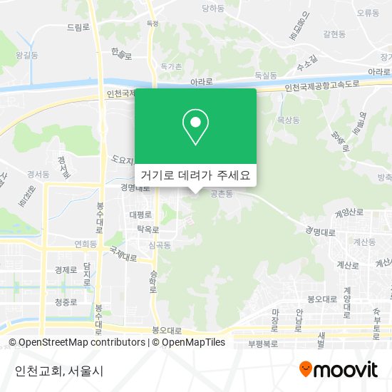 인천교회 지도