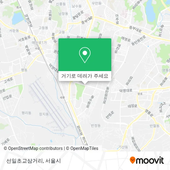 선일초교삼거리 지도