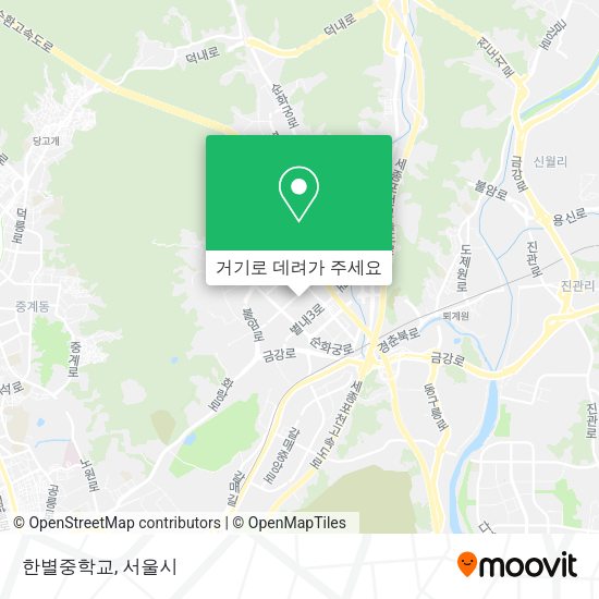 한별중학교 지도