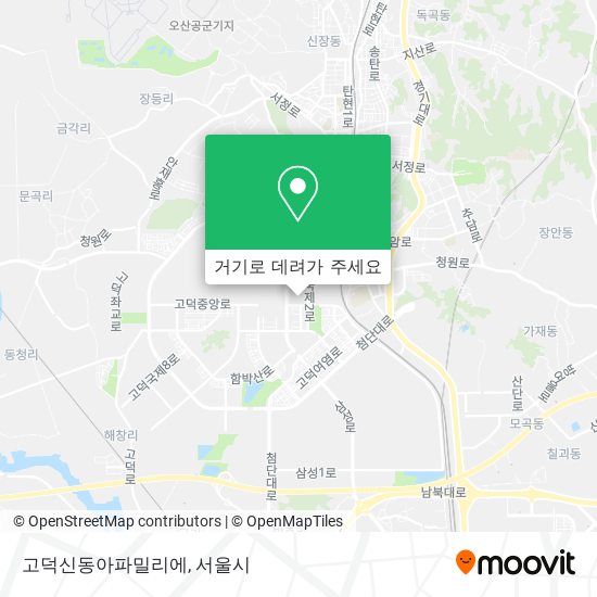 고덕신동아파밀리에 지도