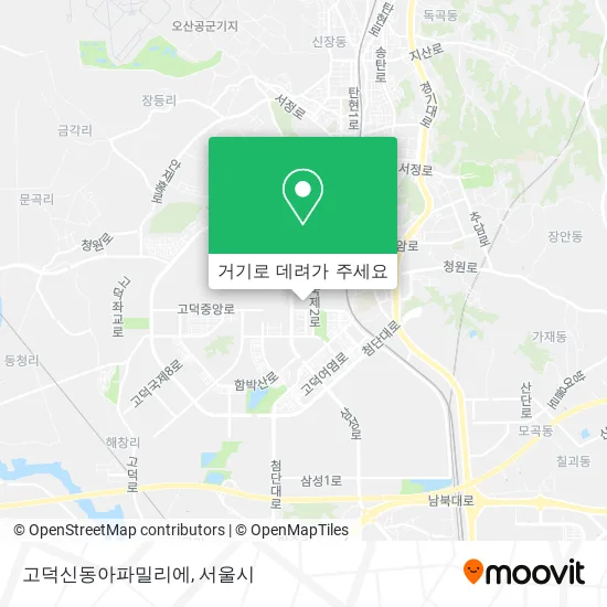 고덕신동아파밀리에 지도