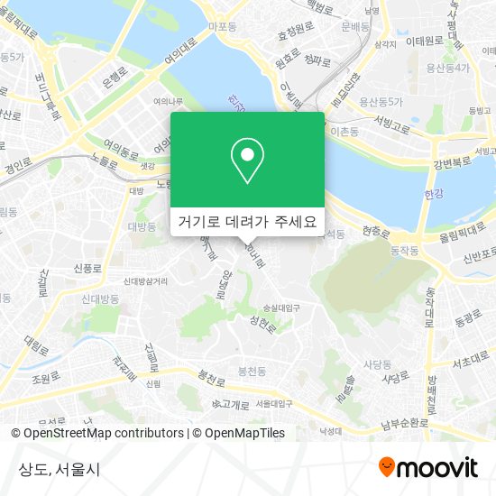 상도 지도