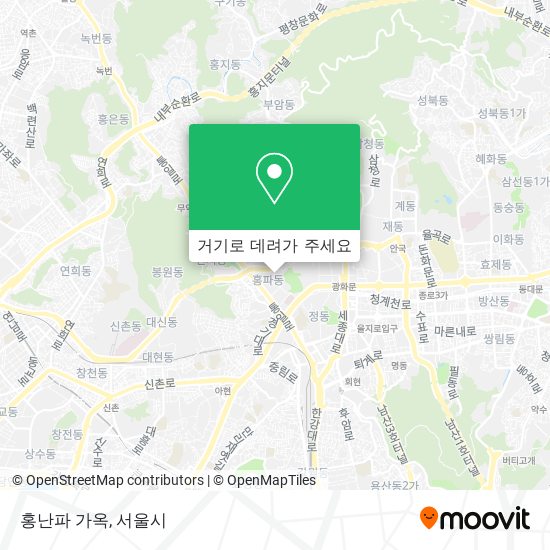 홍난파 가옥 지도