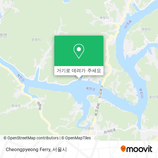 Cheongpyeong Ferry 지도