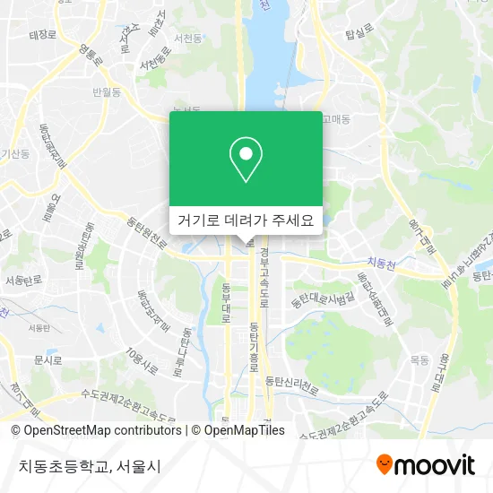 치동초등학교 지도
