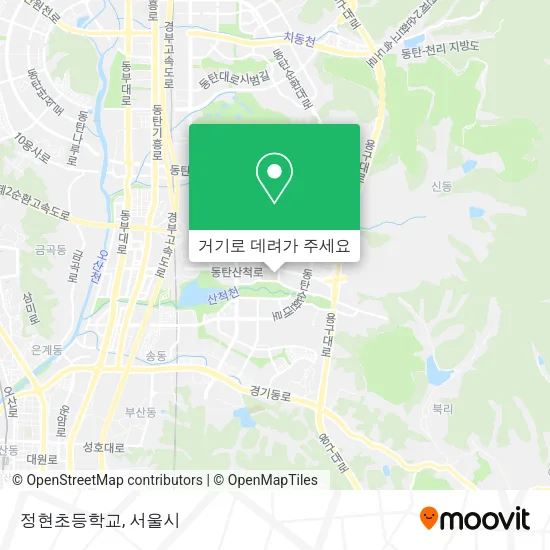 정현초등학교 지도