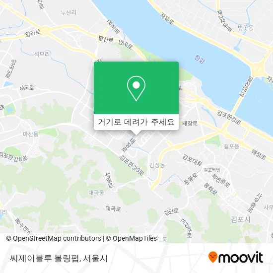 씨제이블루 볼링펍 지도