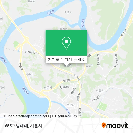 655포병대대 지도