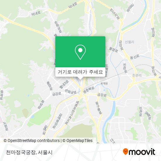 천마정국궁장 지도