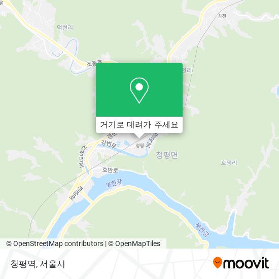 청평역 지도