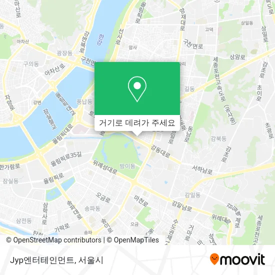Jyp엔터테인먼트 지도