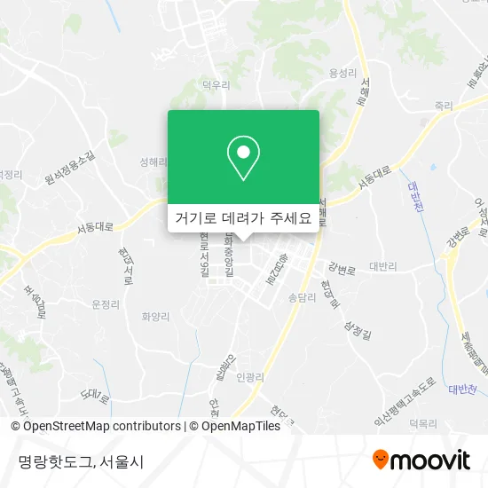 명랑핫도그 지도