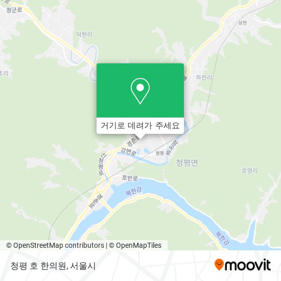 청평 호 한의원 지도