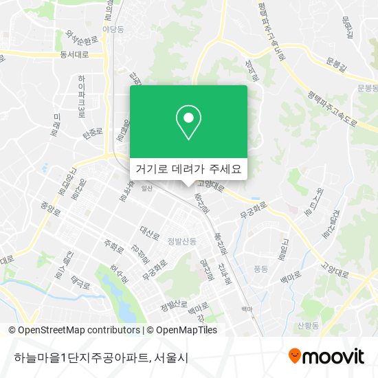 하늘마을1단지주공아파트 지도