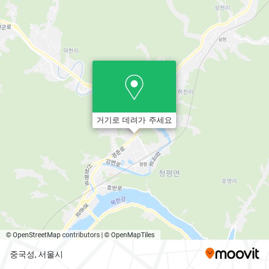 중국성 지도