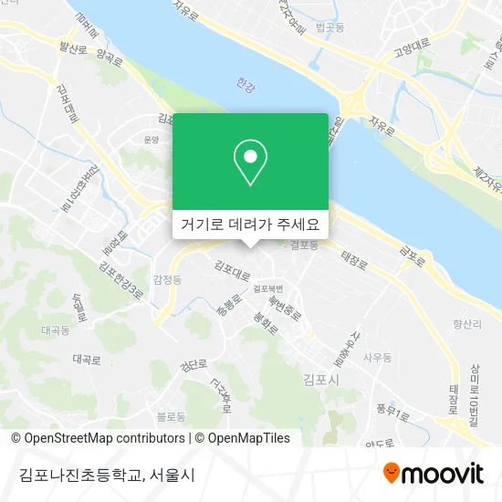 김포나진초등학교 지도