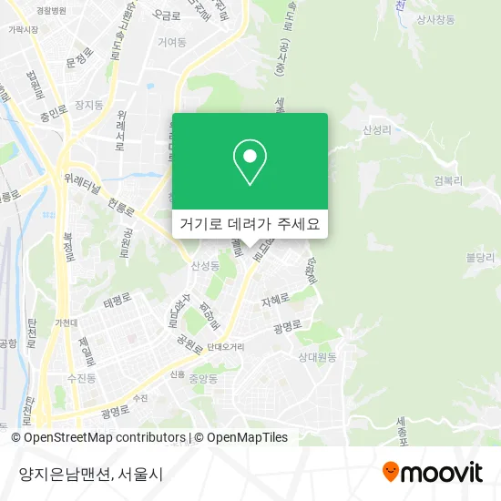 양지은남맨션 지도