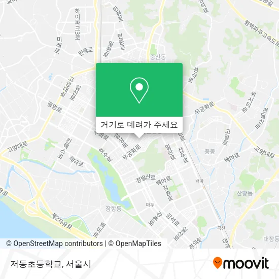 저동초등학교 지도