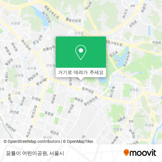 꿈틀이 어린이공원 지도