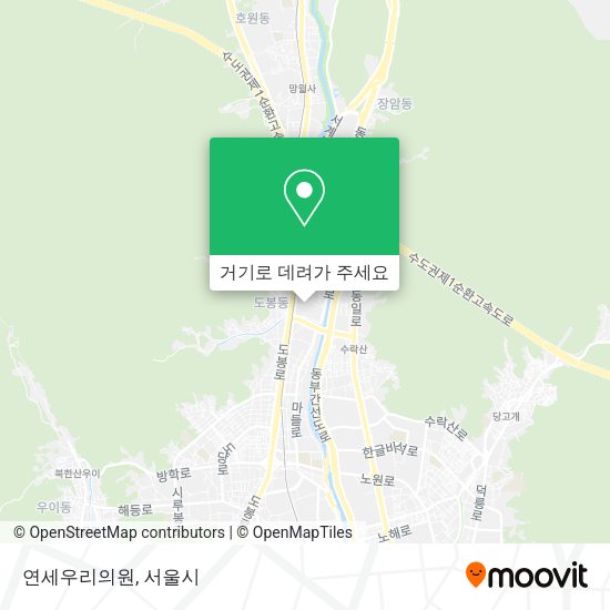 연세우리의원 지도