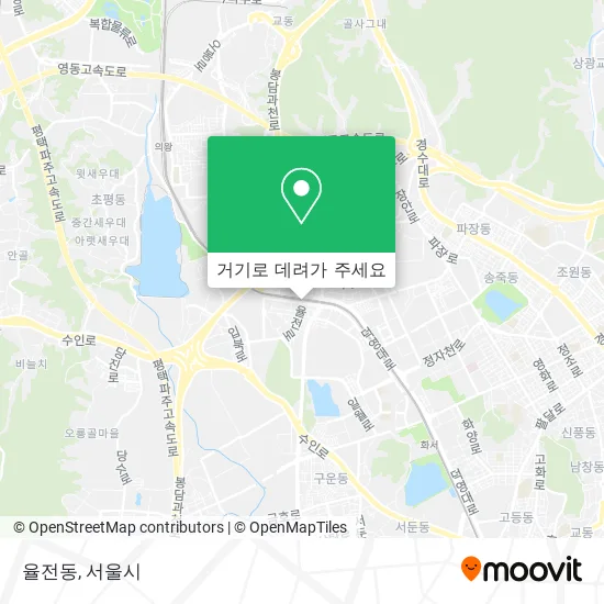 율전동 지도