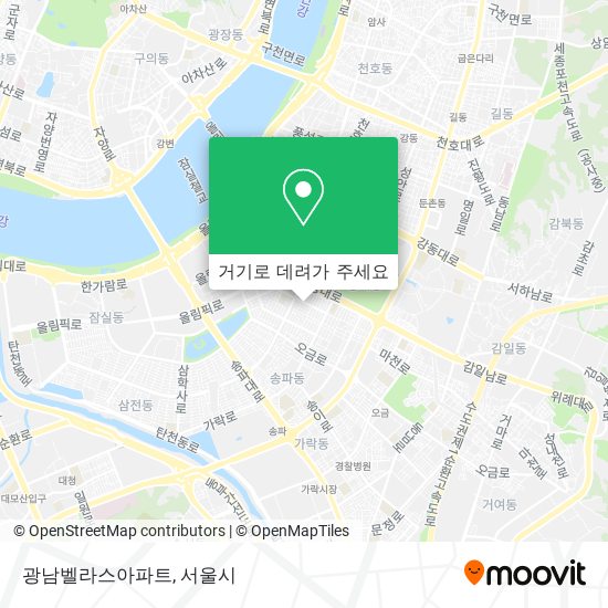광남벨라스아파트 지도
