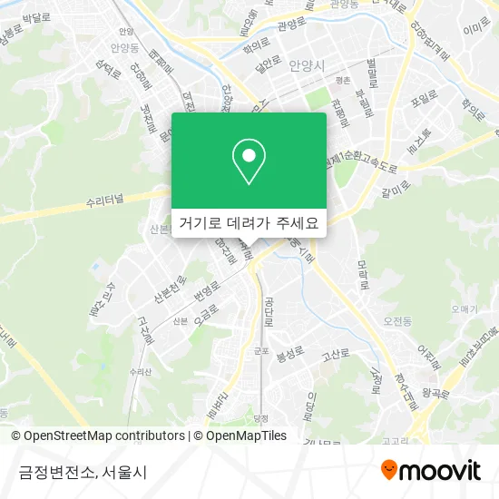 금정변전소 지도