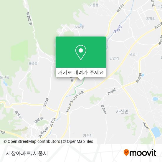 세창아파트 지도