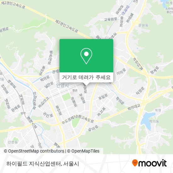 하이필드 지식산업센터 지도