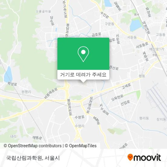 국립산림과학원 지도
