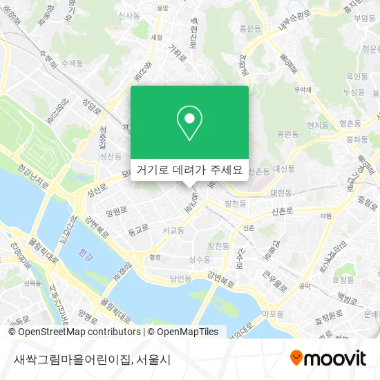 새싹그림마을어린이집 지도