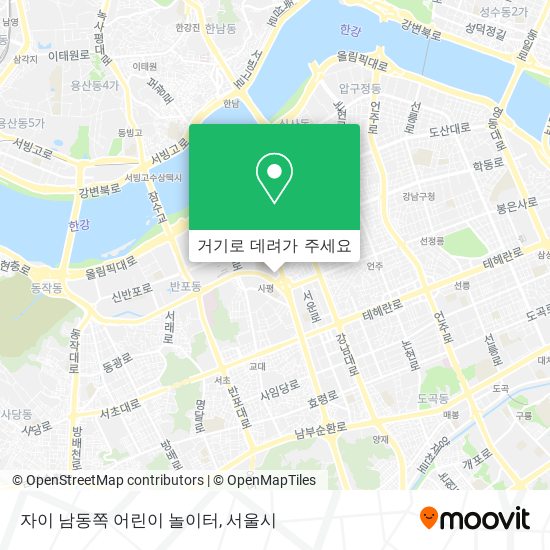 자이 남동쪽 어린이 놀이터 지도