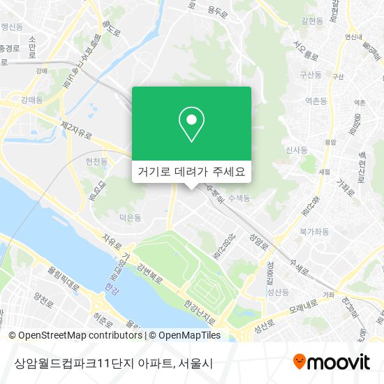 상암월드컵파크11단지 아파트 지도