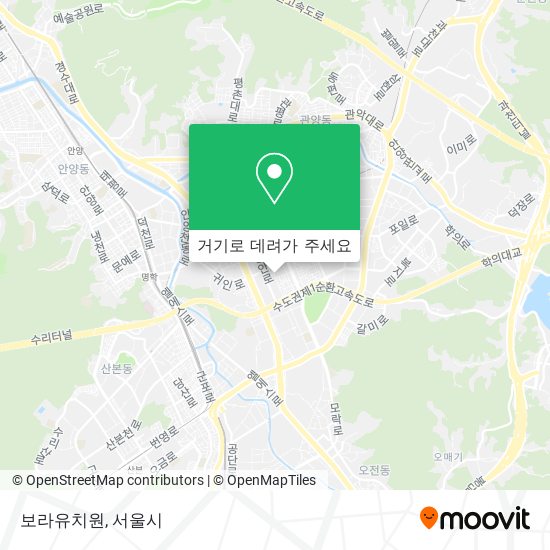 보라유치원 지도