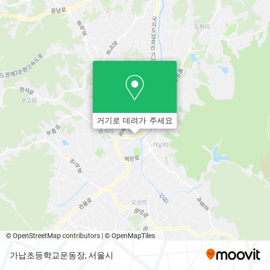 가납초등학교운동장 지도